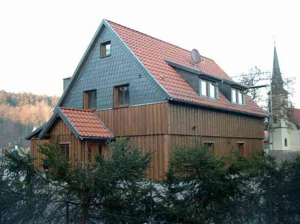 Unterkunft Ferienhaus Böer mit Kamin, Sauna und Innen-Pool